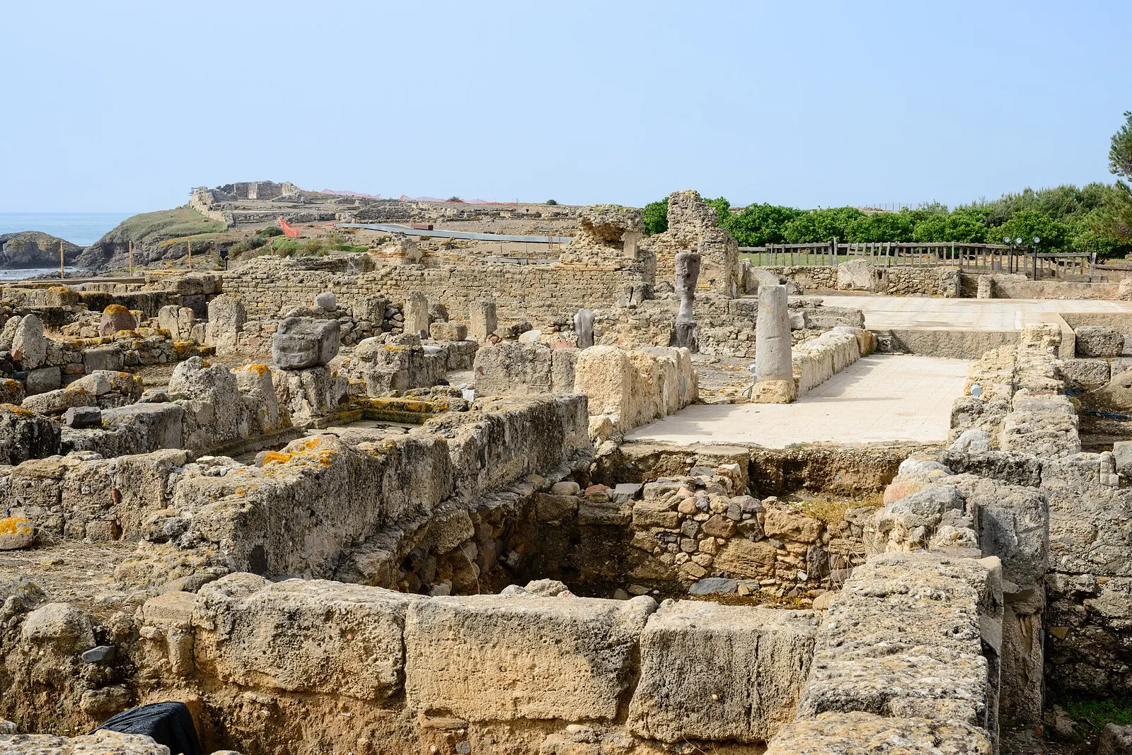 Il sito archeologico di Nora, a Pula, in Sardegna