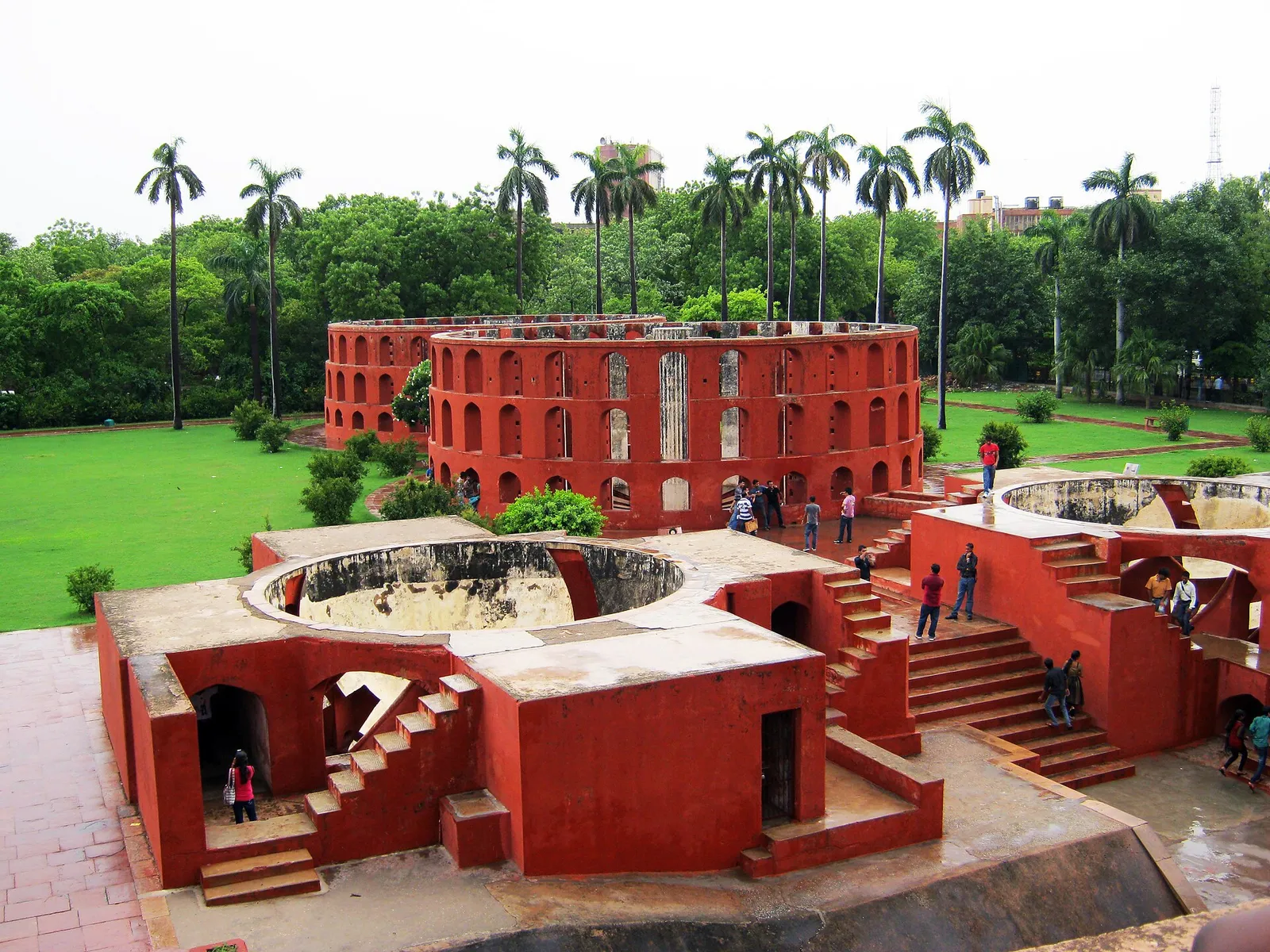Il complesso di Jantar Mantar, nel centro di Nuova Delhi