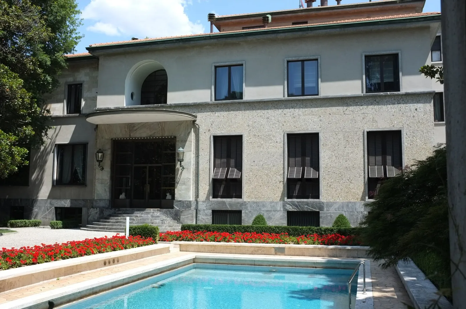 Villa Necchi Campiglio a Milano, una delle opere più note di Piero Portaluppi