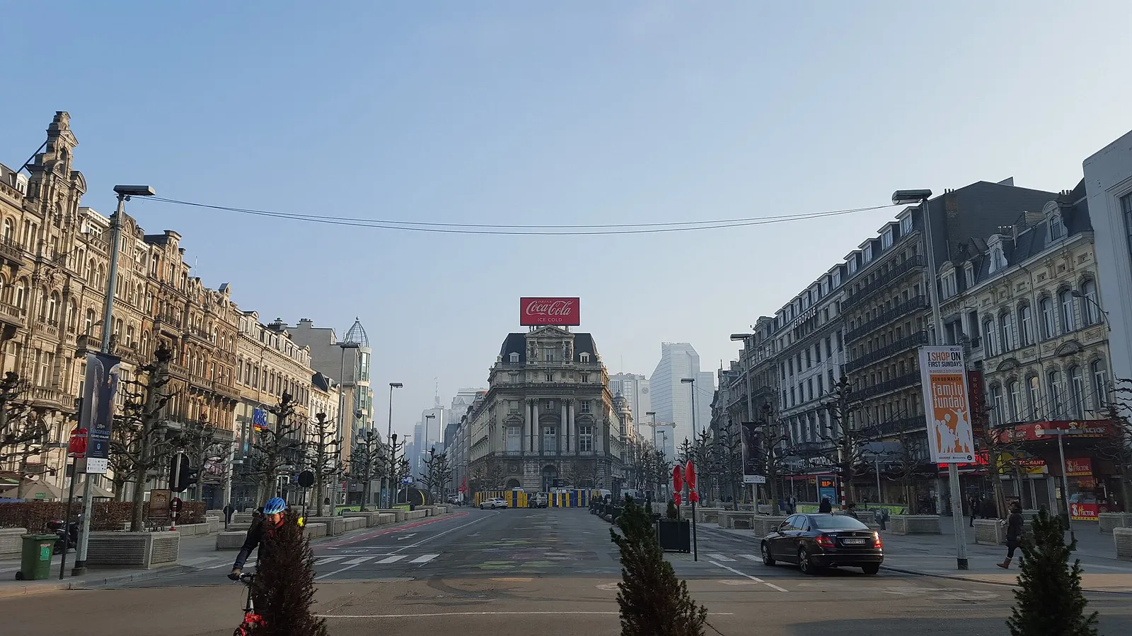 Place de Brouckère nel centro di Bruxelles