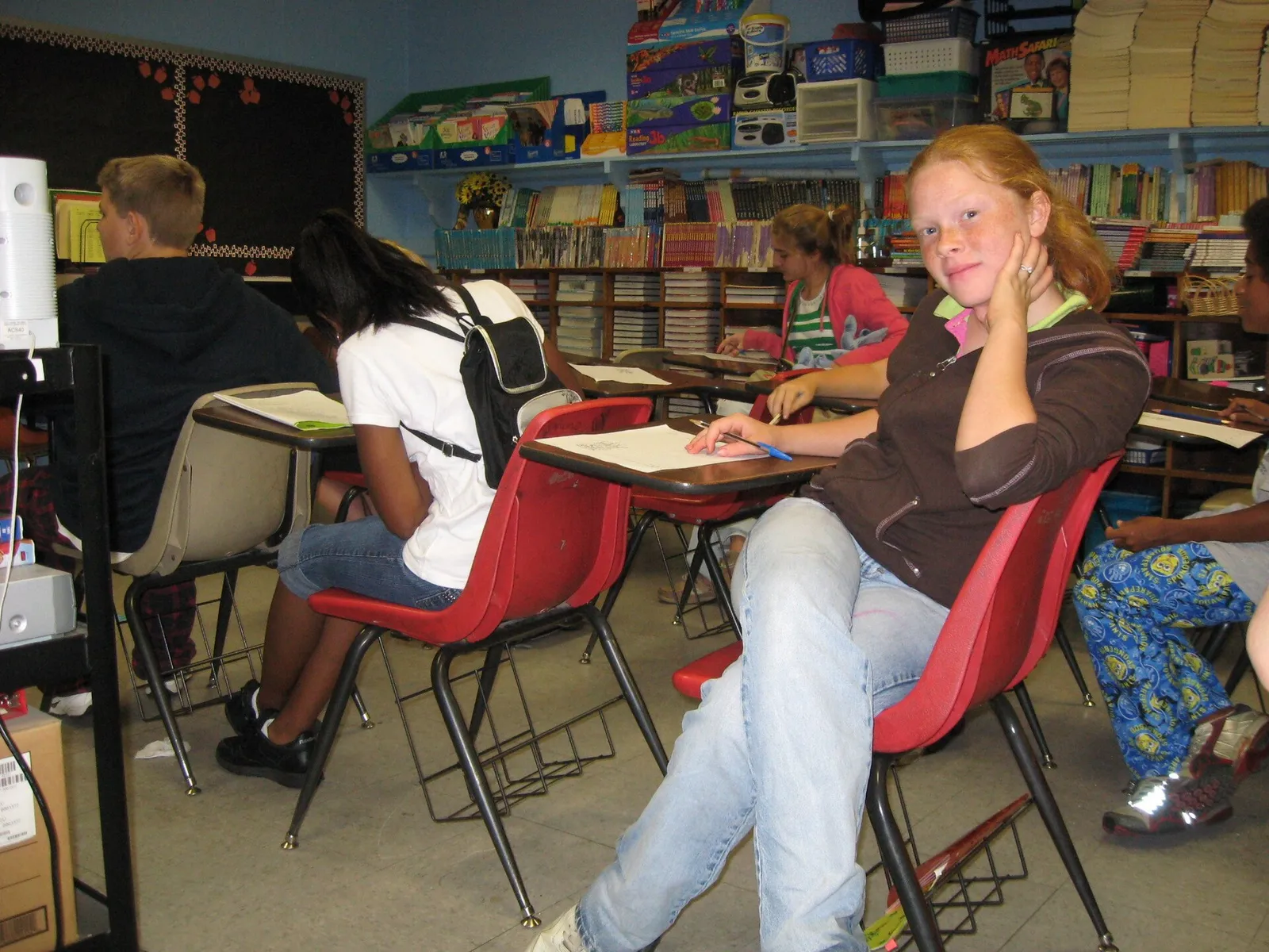 Studenti in un'aula scolastica