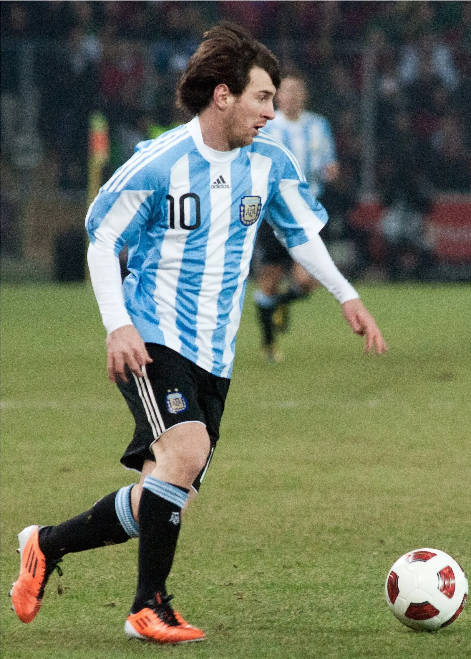 Lionel Messi con la maglia dell'Argentina (immagine d'archivio)