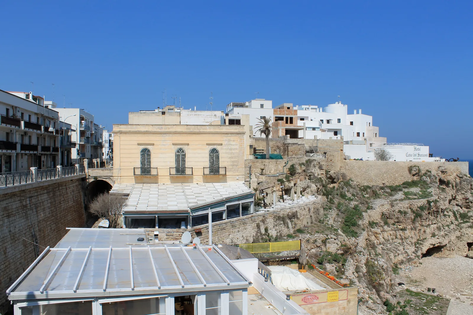 Polignano a Mare, in Puglia, una delle sedi del festival