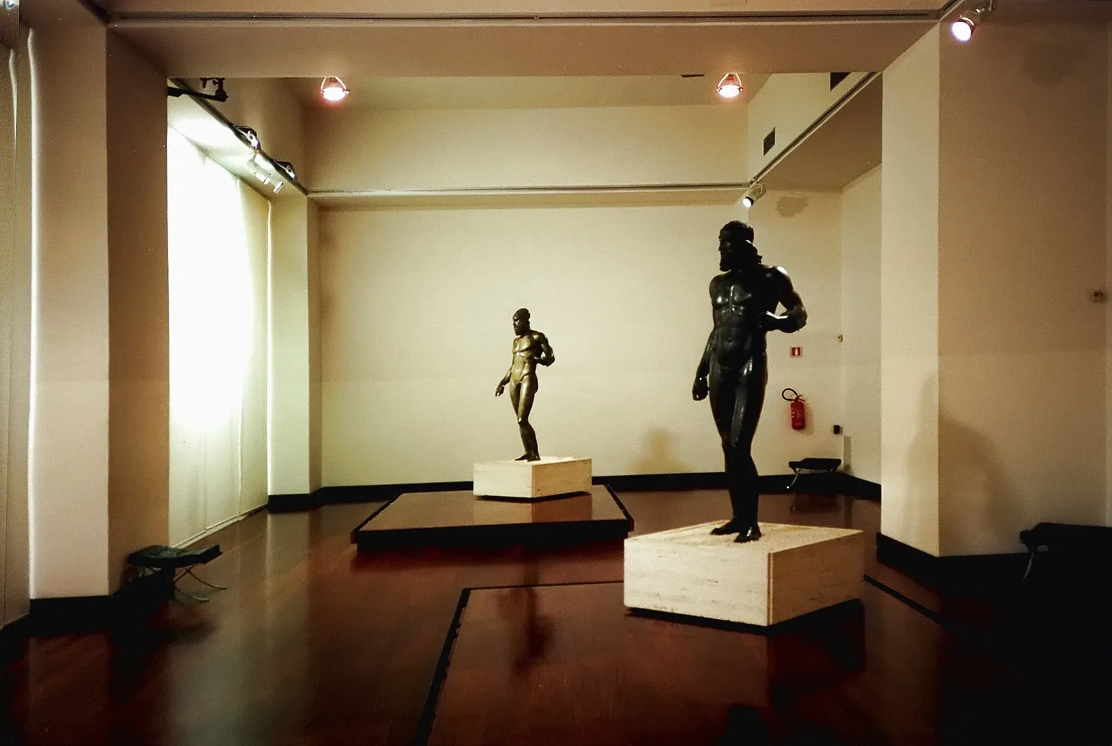 Le due statue dei Bronzi di Riace