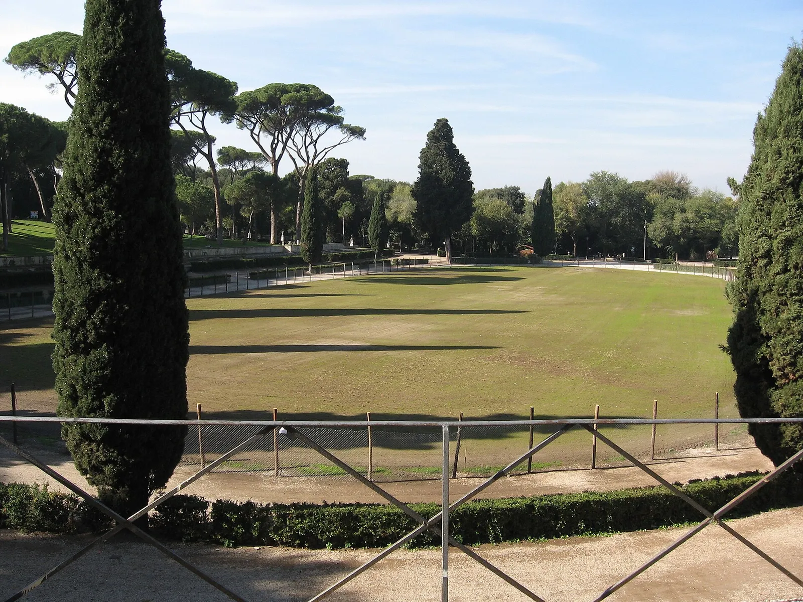 Villa Borghese a Roma, dove si trova Piazza di Siena