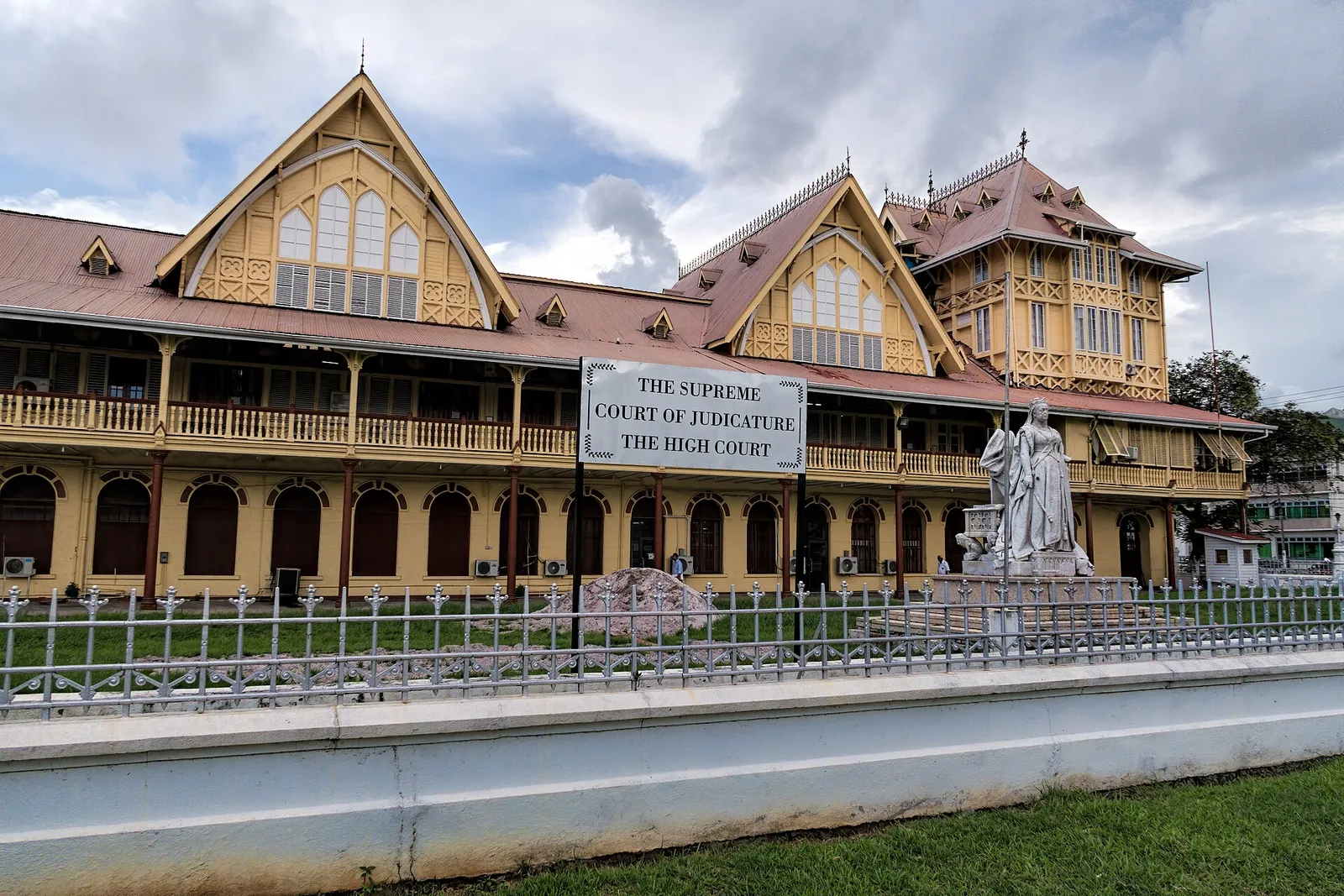 La costa di Georgetown, in Guyana