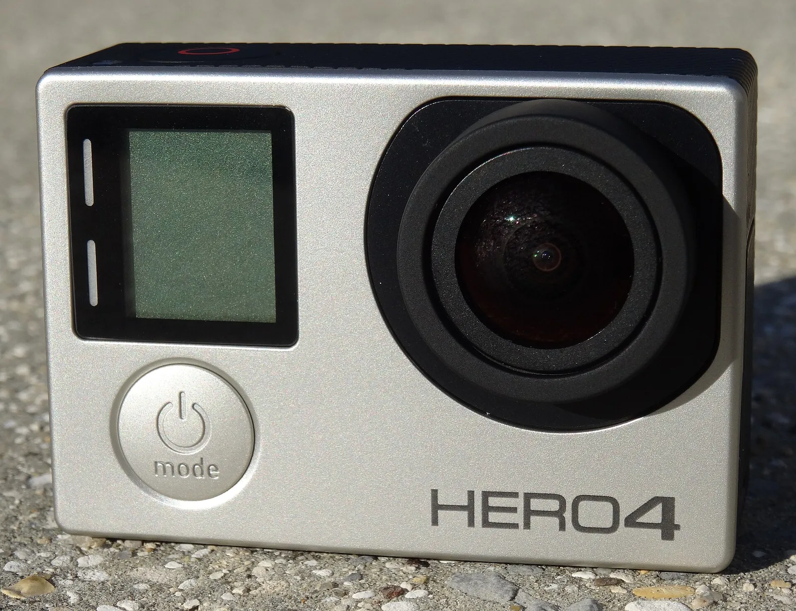 Una action cam GoPro in primo piano