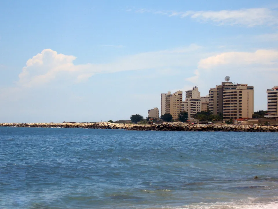 Veduta di La Guaira, in Venezuela