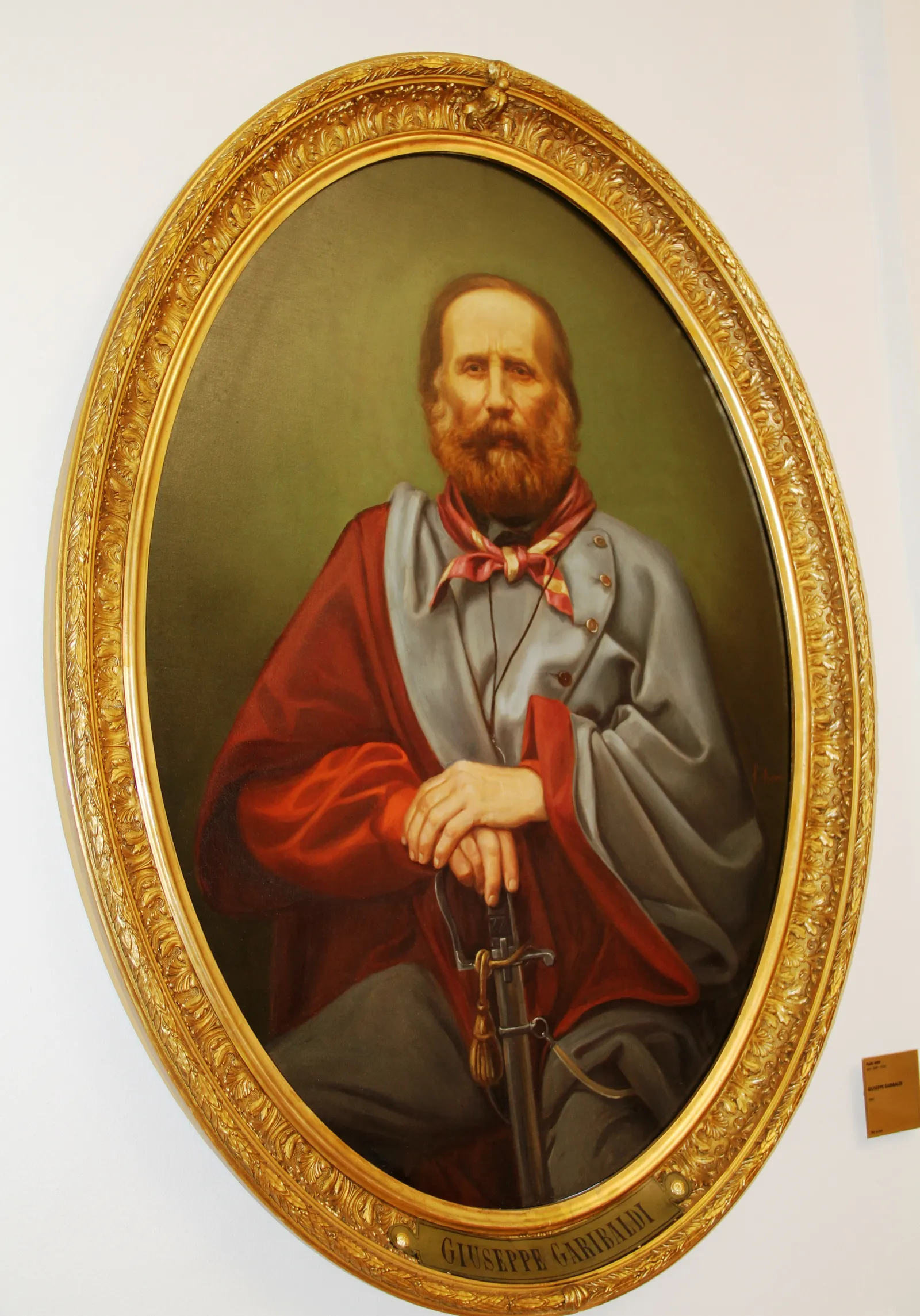 Sala di un museo del Risorgimento (immagine d'archivio)