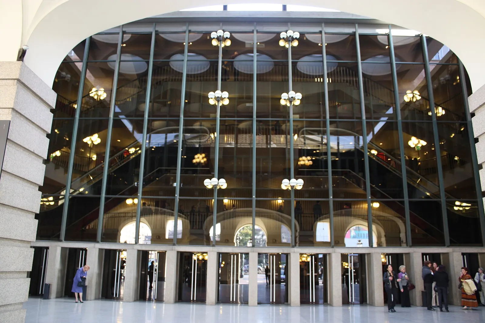 L'ingresso del Teatro Regio di Torino