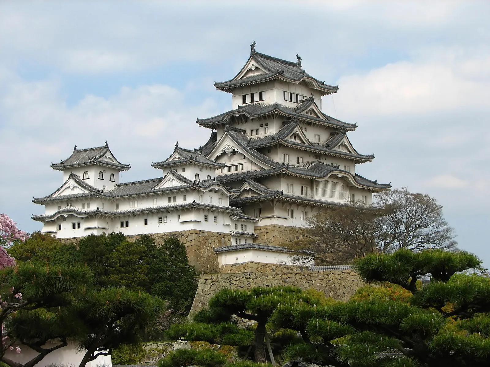 Il castello di Himeji, in Giappone