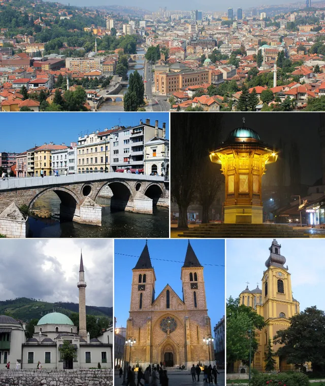 Veduta di Sarajevo