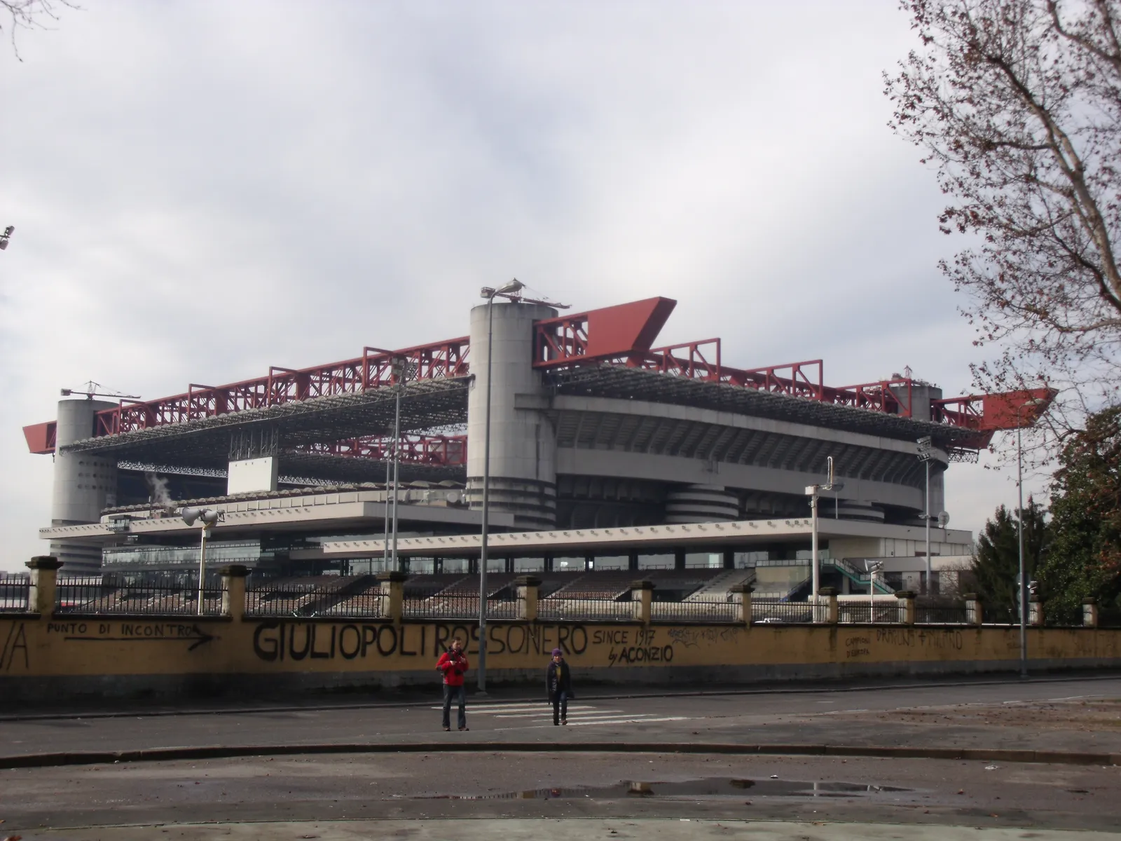 Lo stadio Giuseppe Meazza (San Siro) a Milano