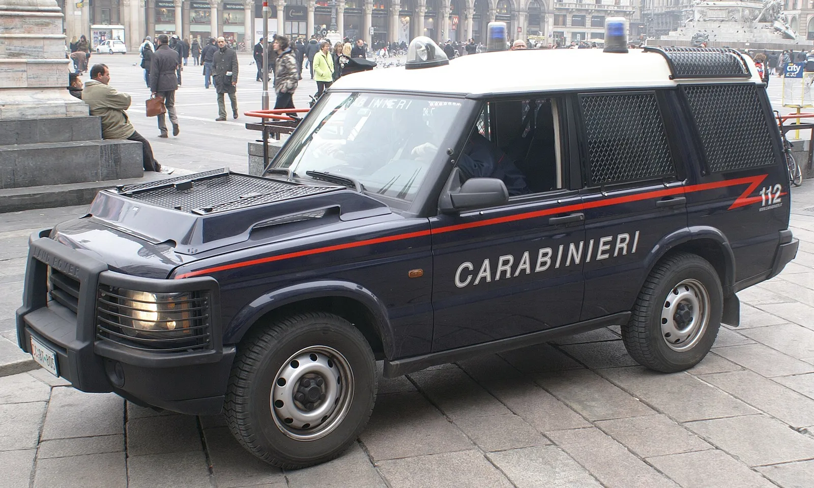 Un'automobile dei Carabinieri
