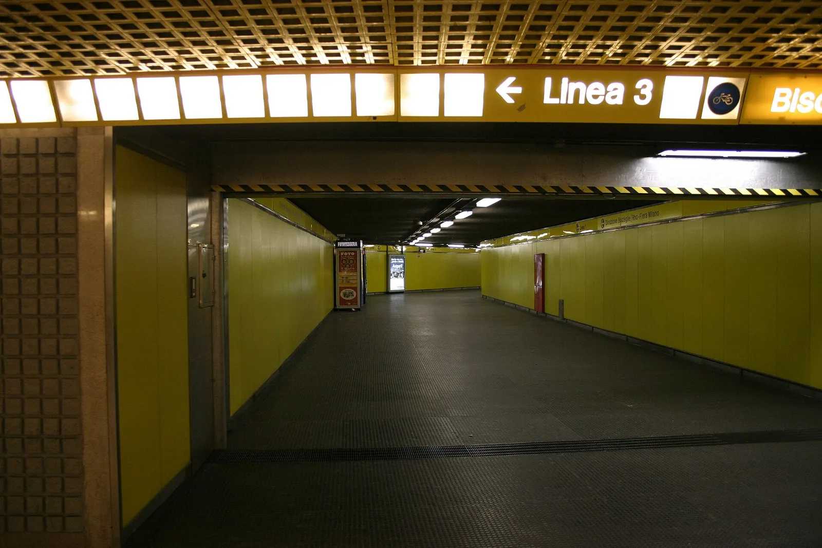 La stazione della metropolitana Duomo a Milano