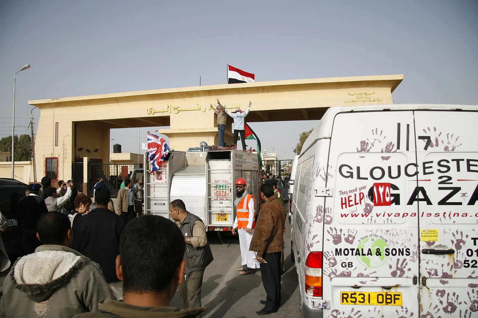 Il valico di Rafah, principale punto di uscita dalla Striscia di Gaza