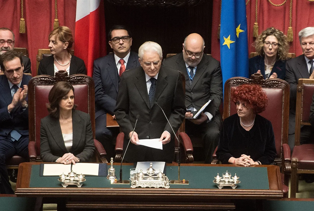 Il presidente della Repubblica Sergio Mattarella