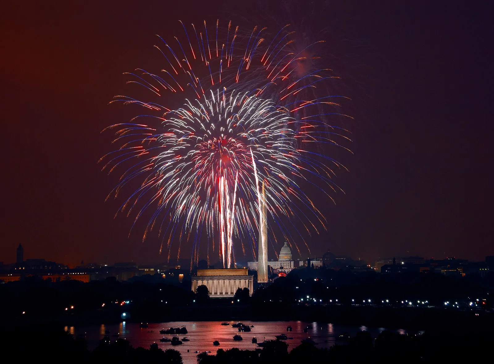 Fuochi d'artificio del 4 luglio a Washington