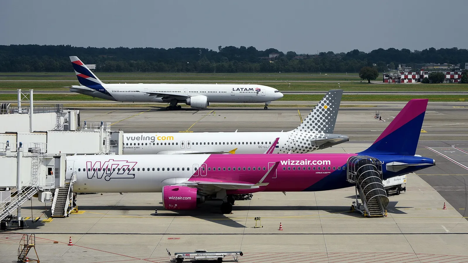 Un aereo all'aeroporto di Milano Malpensa