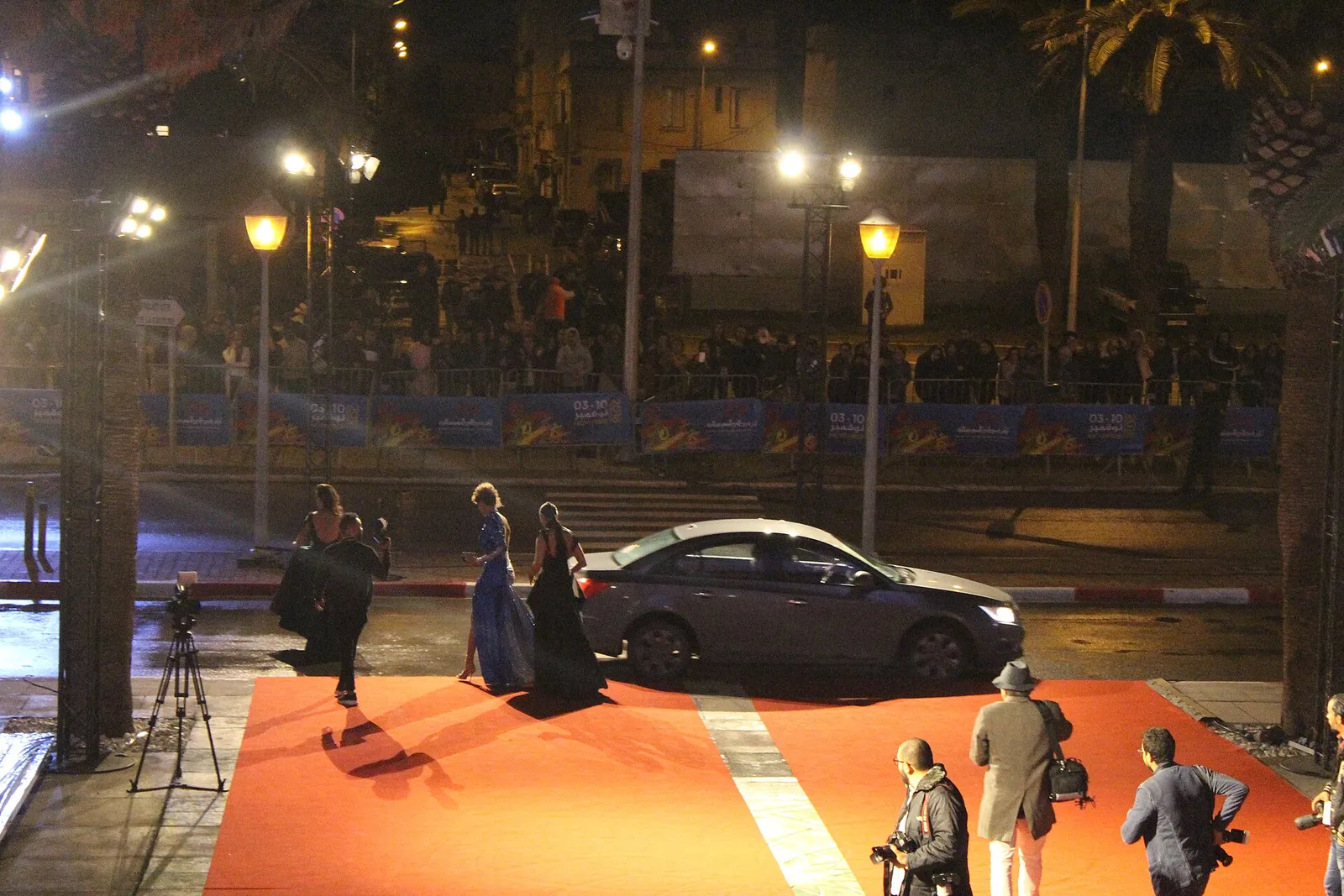 Il red carpet di un festival cinematografico