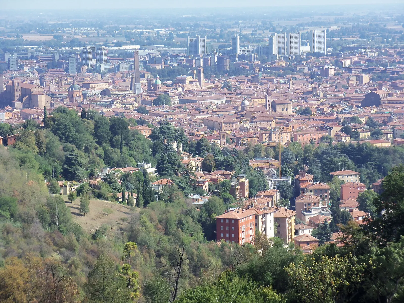 Veduta della città di Bologna