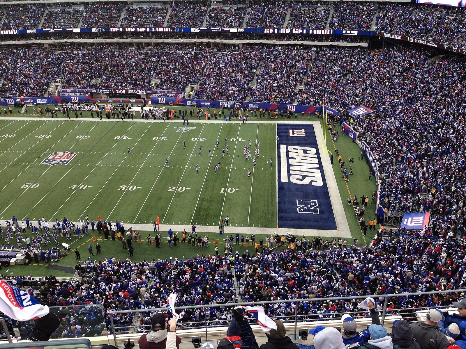 Il MetLife Stadium di East Rutherford, sede della finale