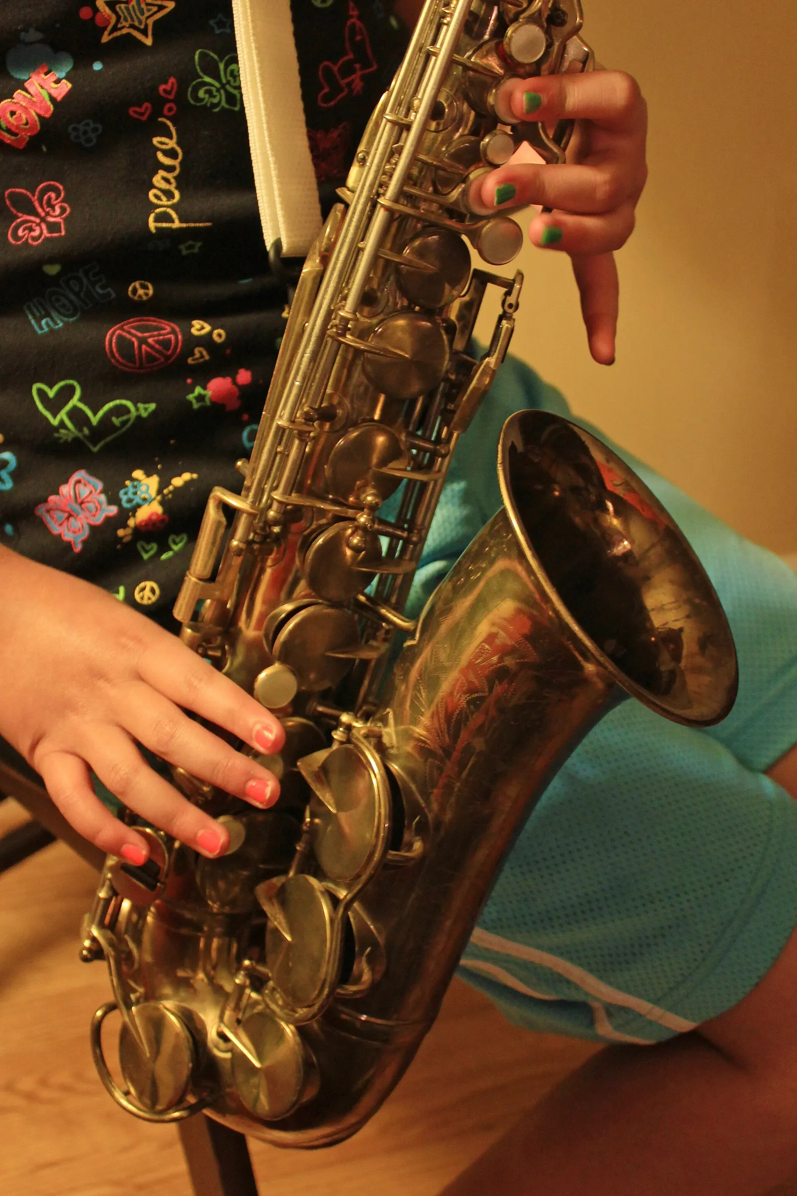 Un sassofono contralto