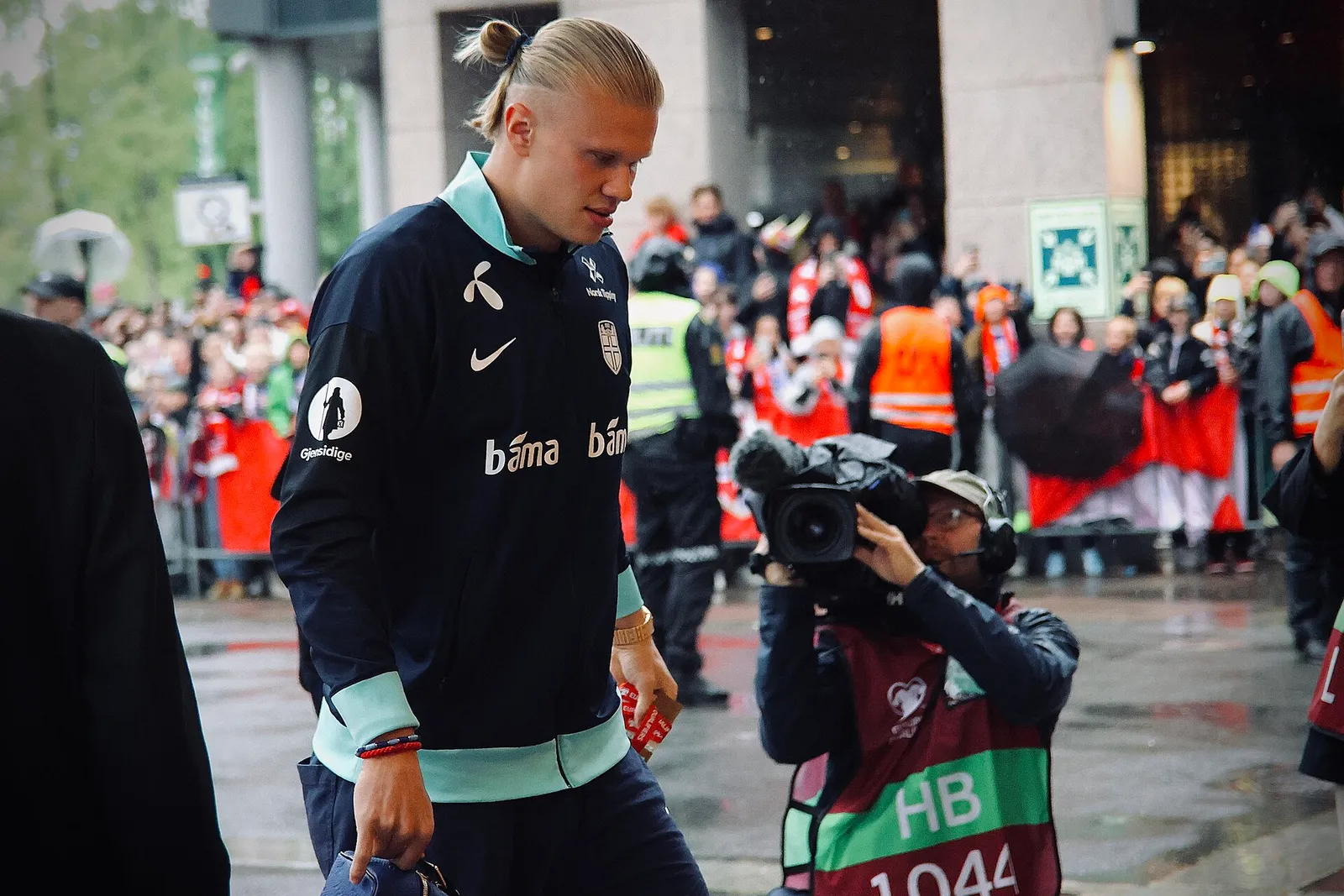 Erling Haaland con la maglia della Norvegia