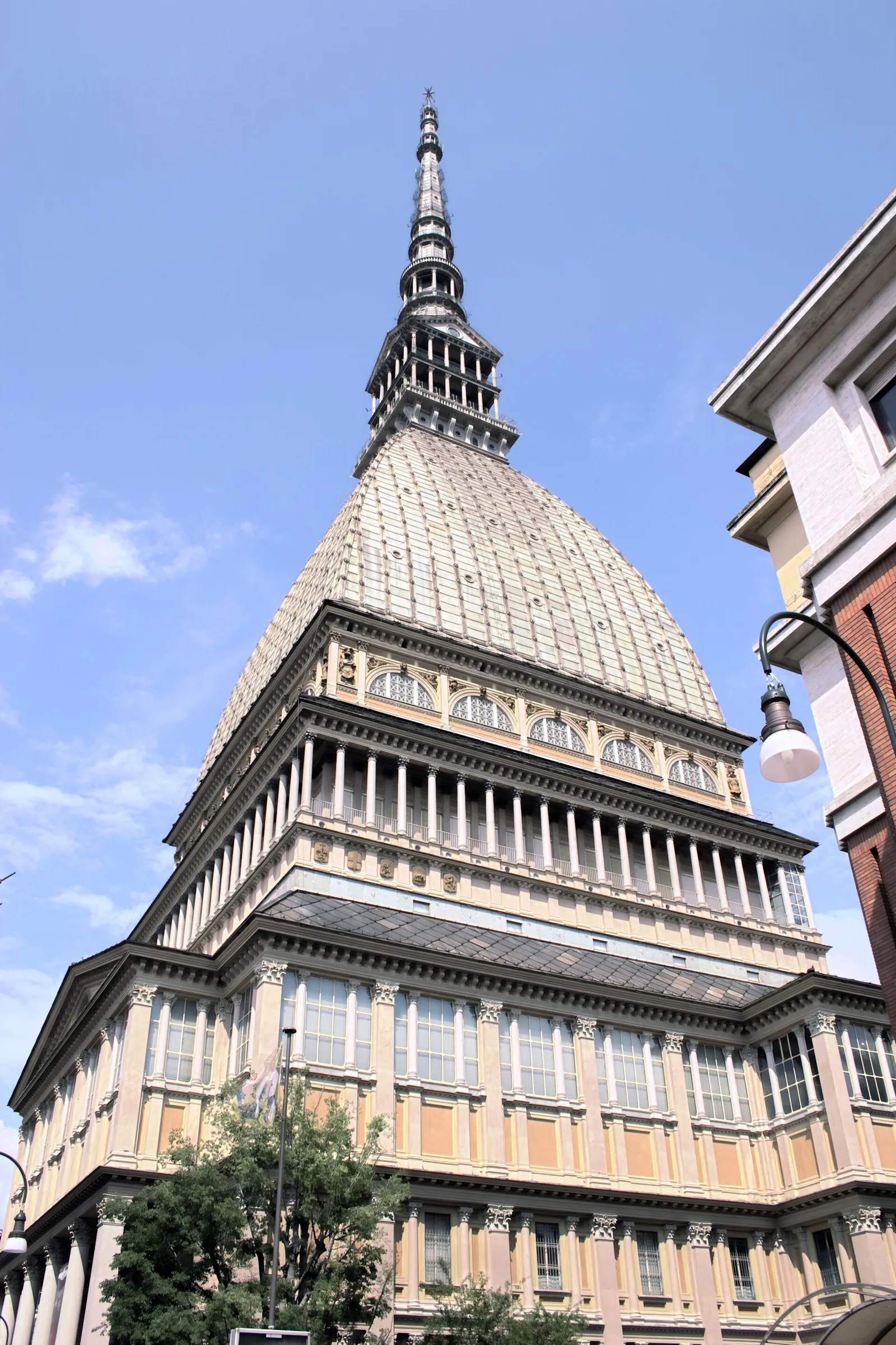 La Mole Antonelliana a Torino, sede del Museo Nazionale del Cinema