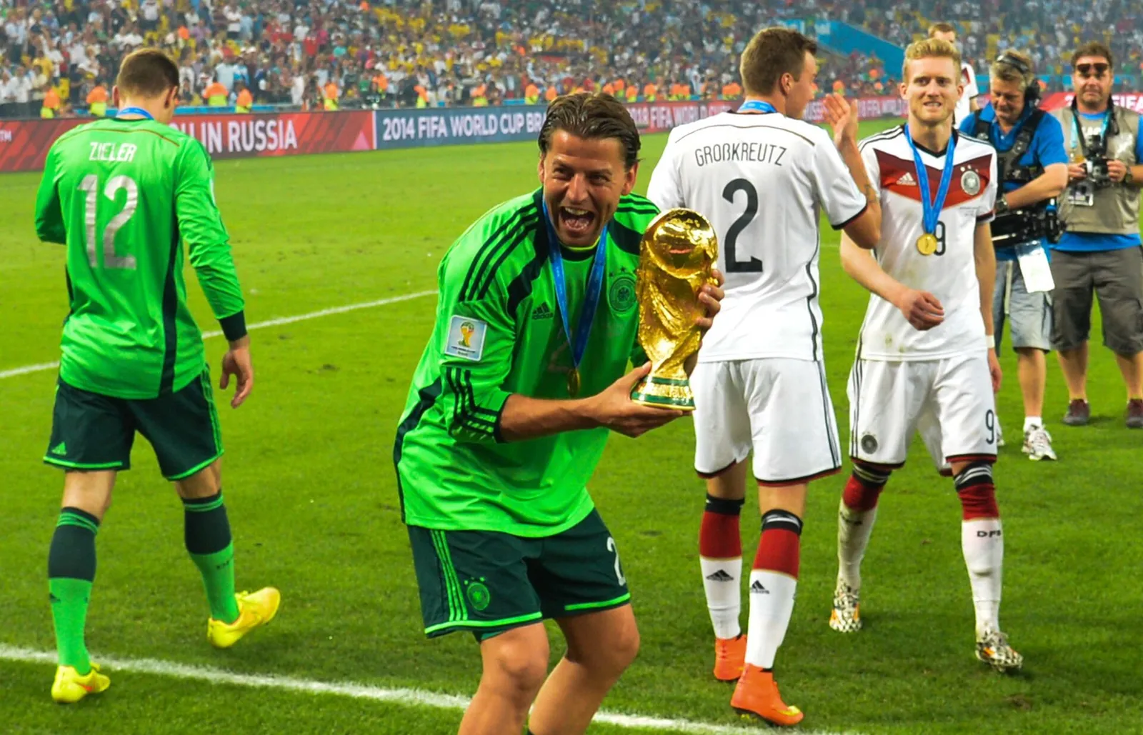 Il trofeo della Coppa del Mondo FIFA (immagine d'archivio)