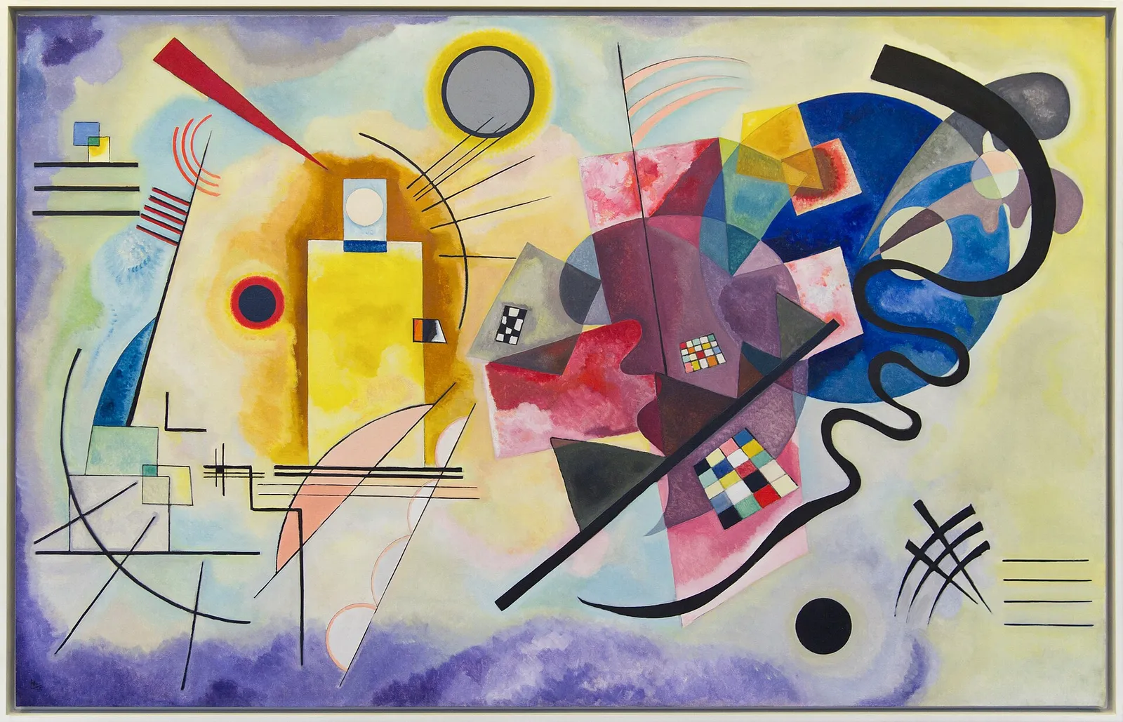 «Giallo-Rosso-Blu» di Vasilij Kandinsky