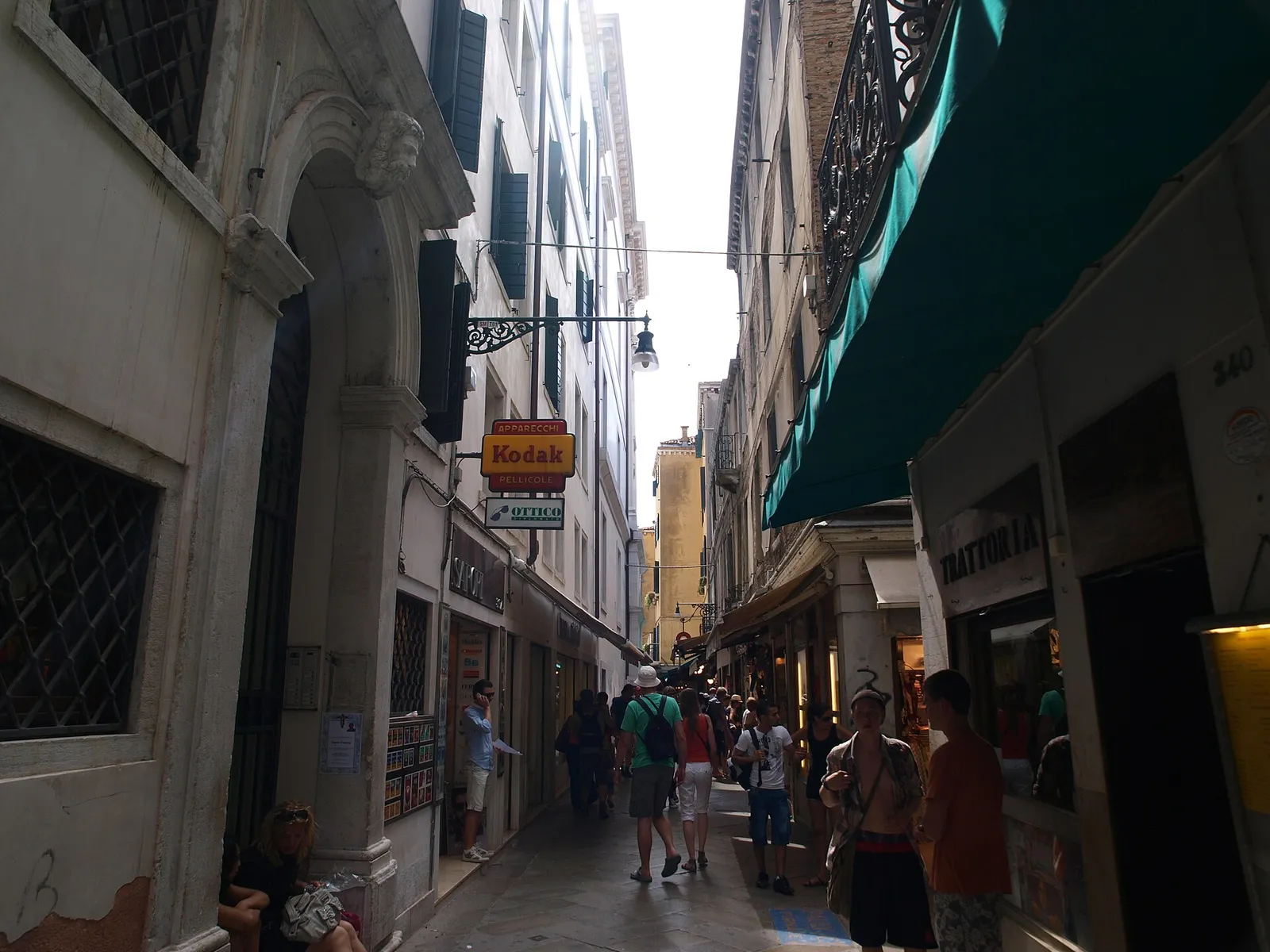 Una calle nel sestiere di San Marco a Venezia