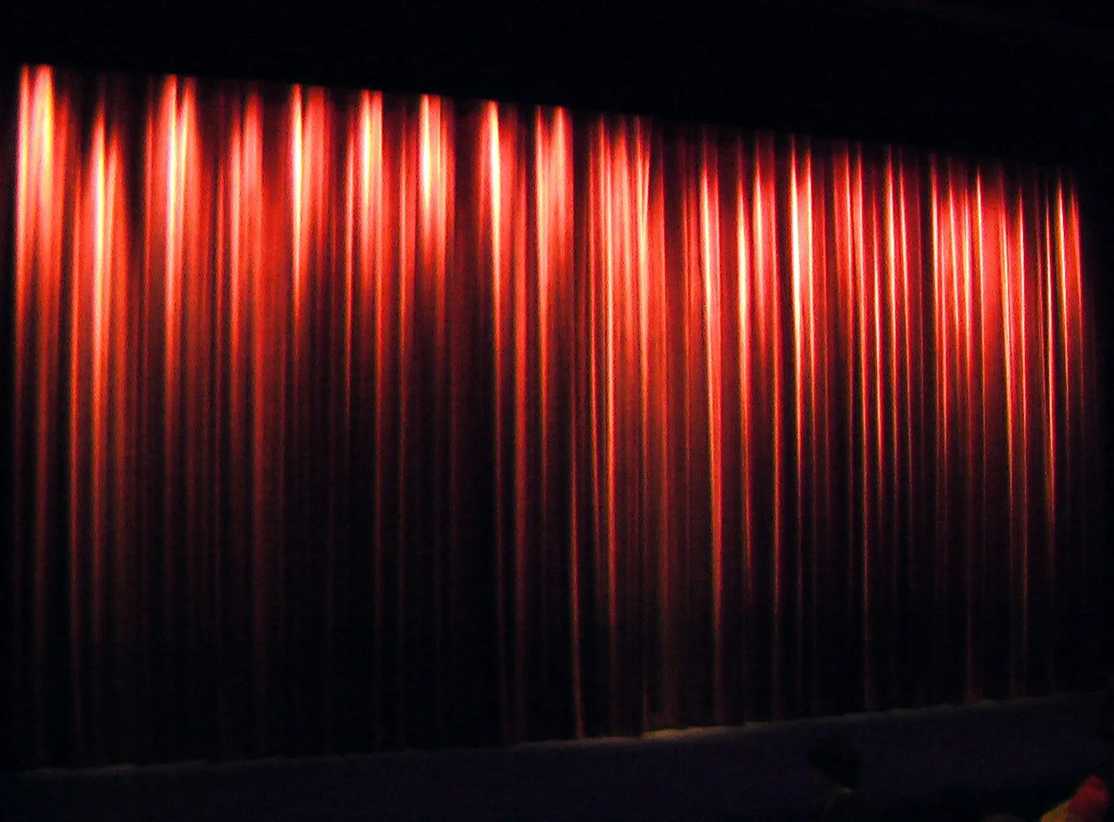 Uno schermo durante un festival di cinema d'animazione