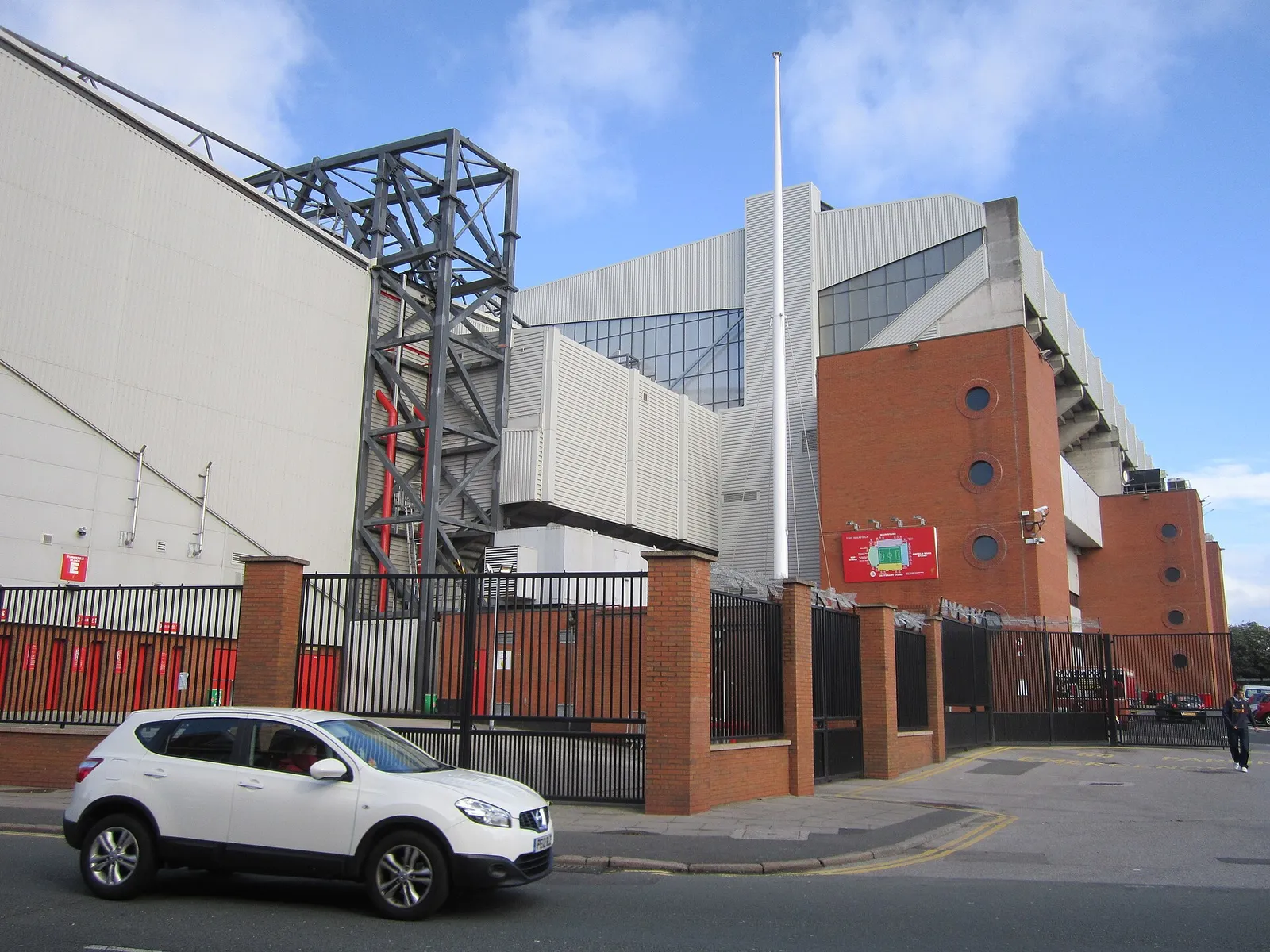 Lo stadio di Anfield, casa del Liverpool
