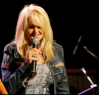 La cantante Bonnie Tyler