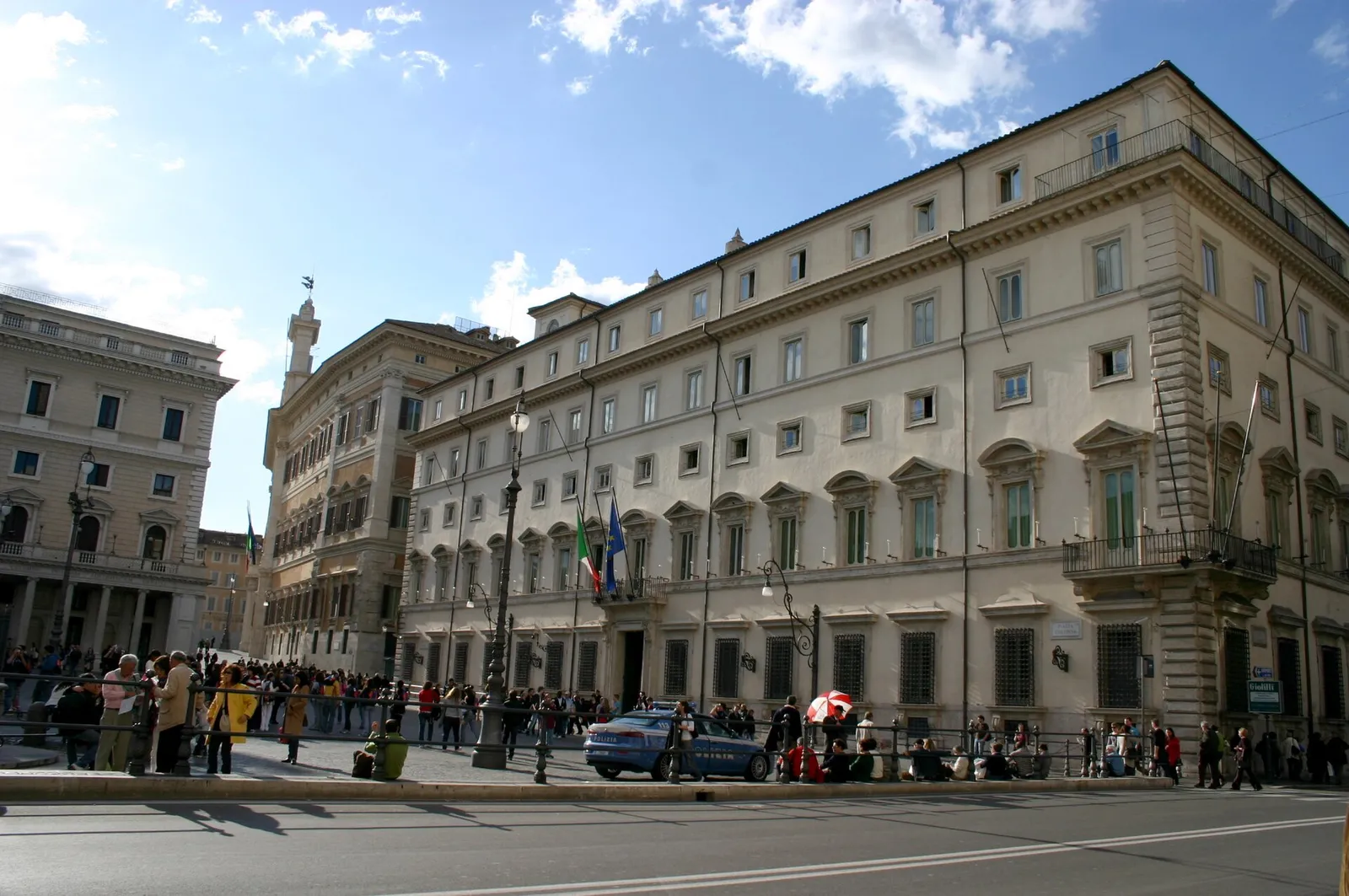 Palazzo Chigi in Piazza Colonna, a Roma