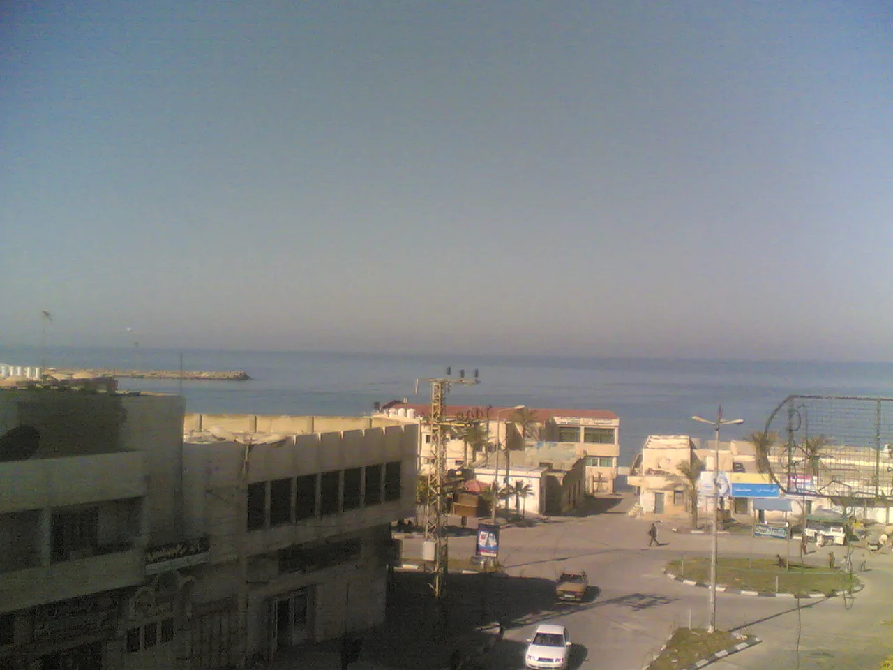 Una veduta del porto di Gaza