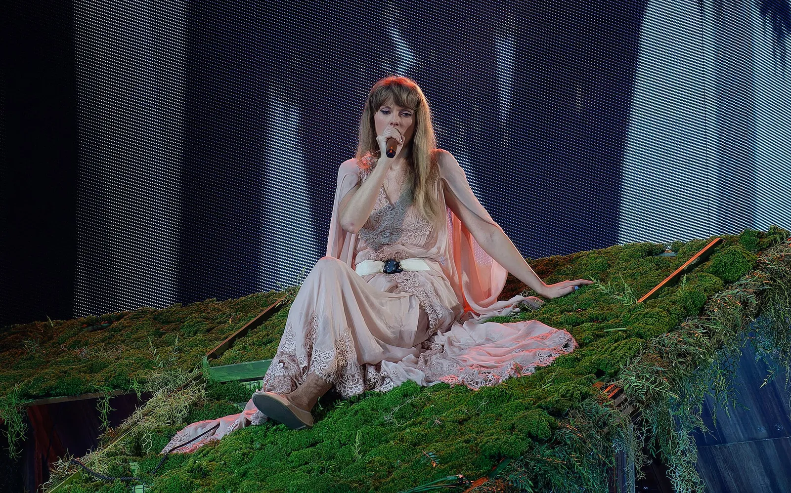 Taylor Swift durante un concerto dell'Eras Tour
