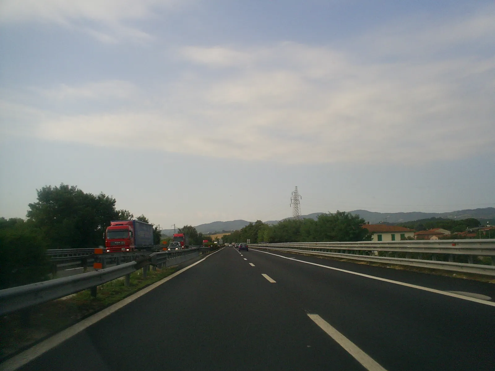 Un tratto di autostrada italiana