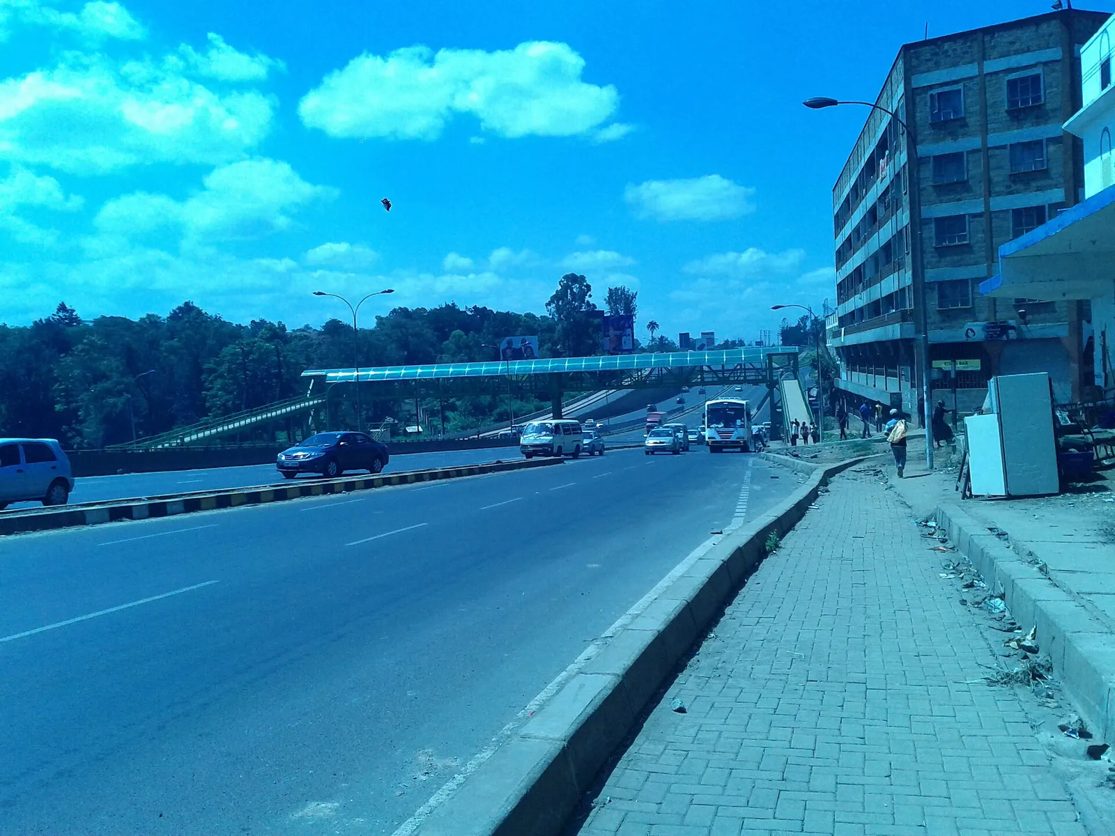 Una strada in Kenya