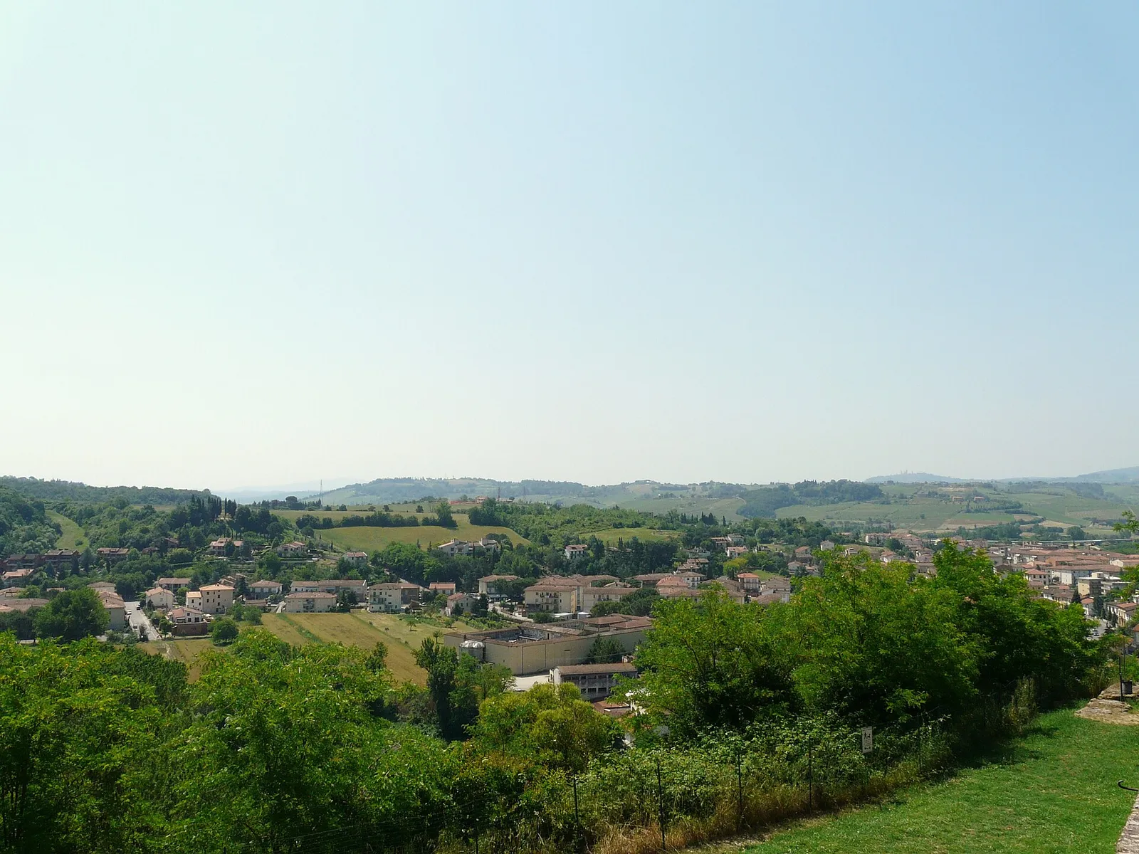 Panorama del borgo di Certaldo Alto, in Toscana
