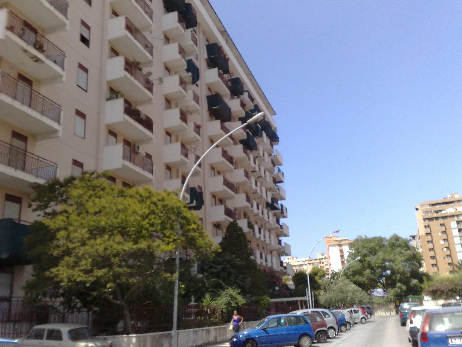 Via D'Amelio a Palermo, luogo della strage del 19 luglio 1992