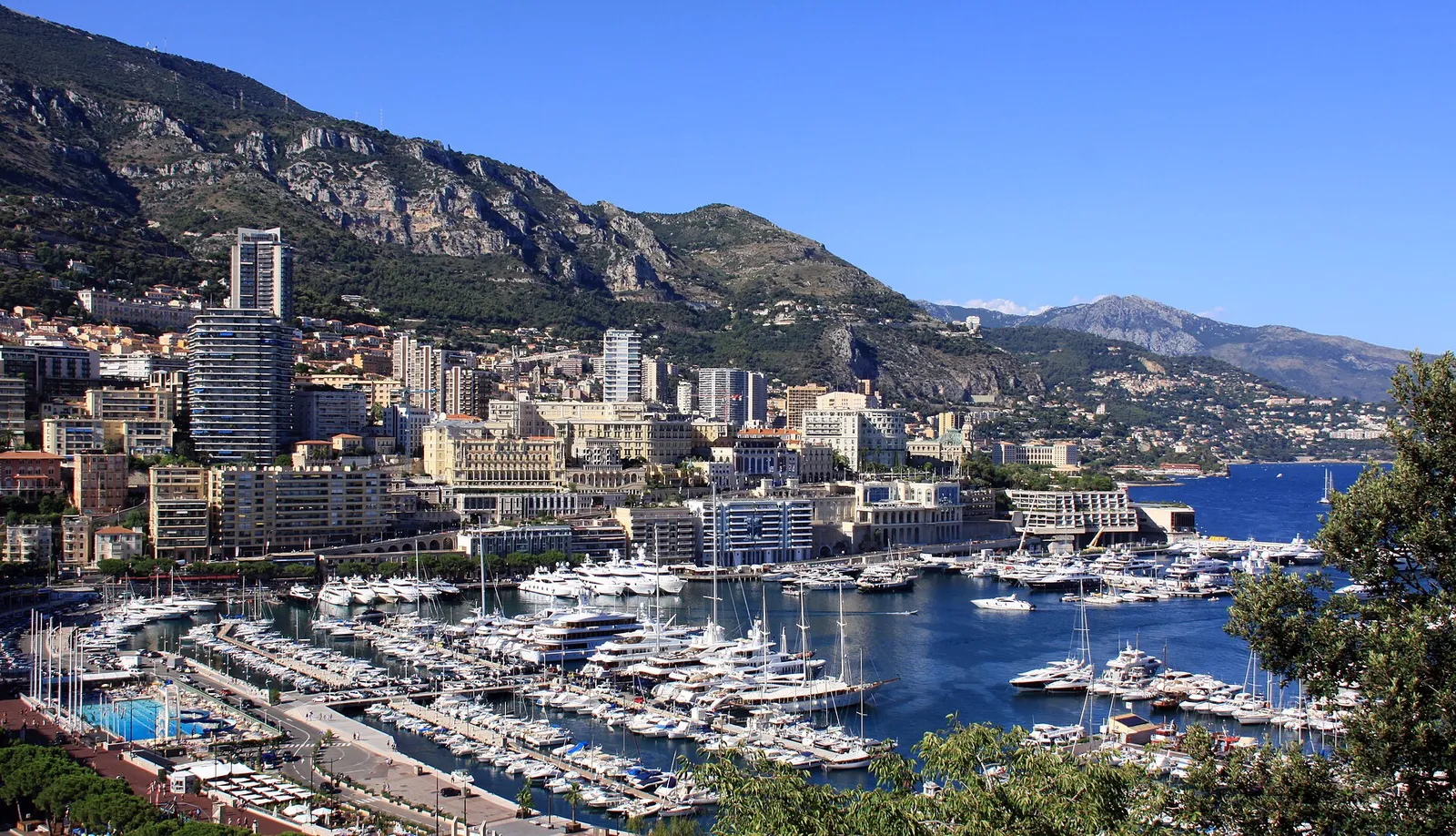 Veduta del Principato di Monaco