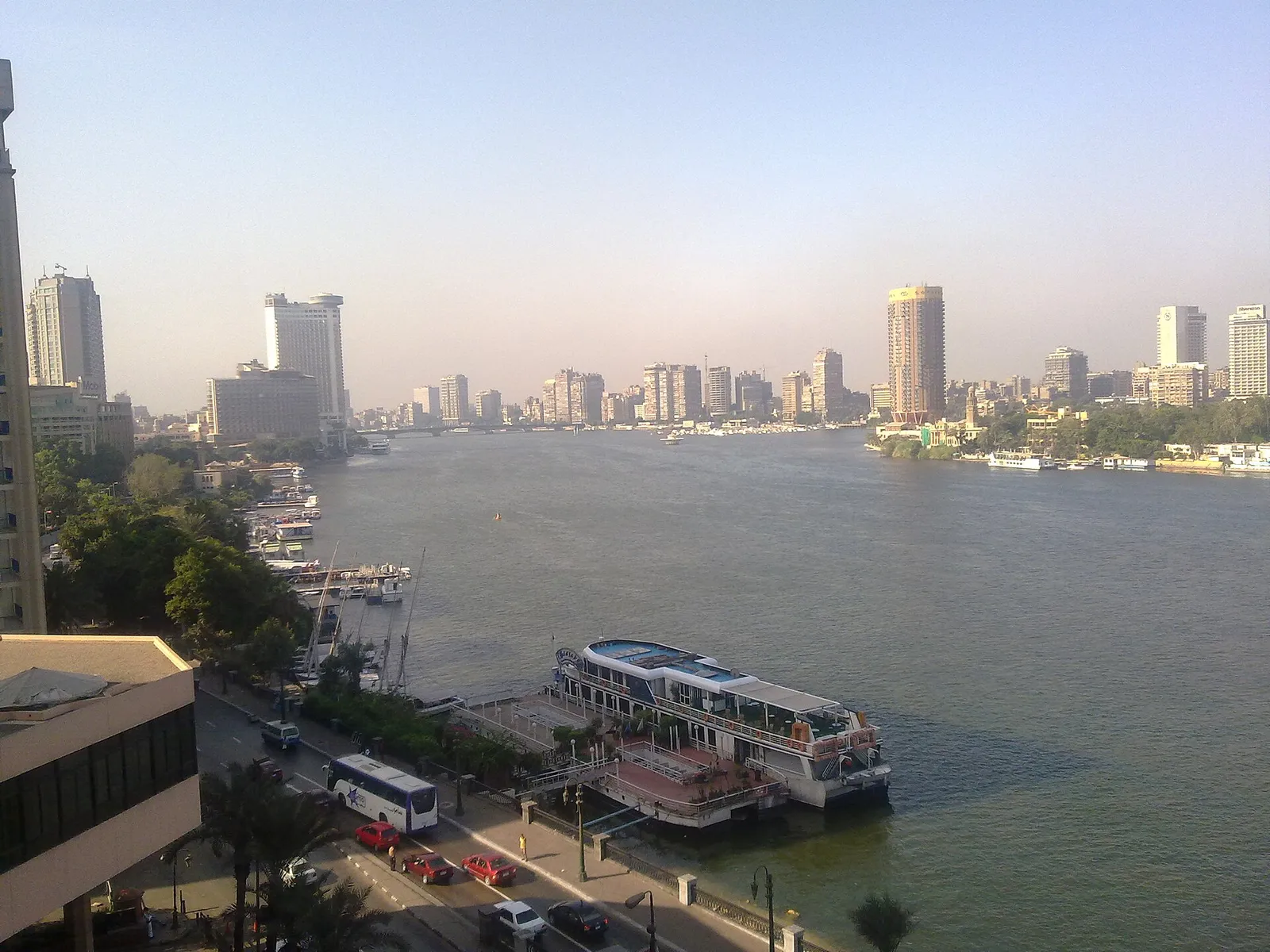 Il Nilo al Cairo, in Egitto