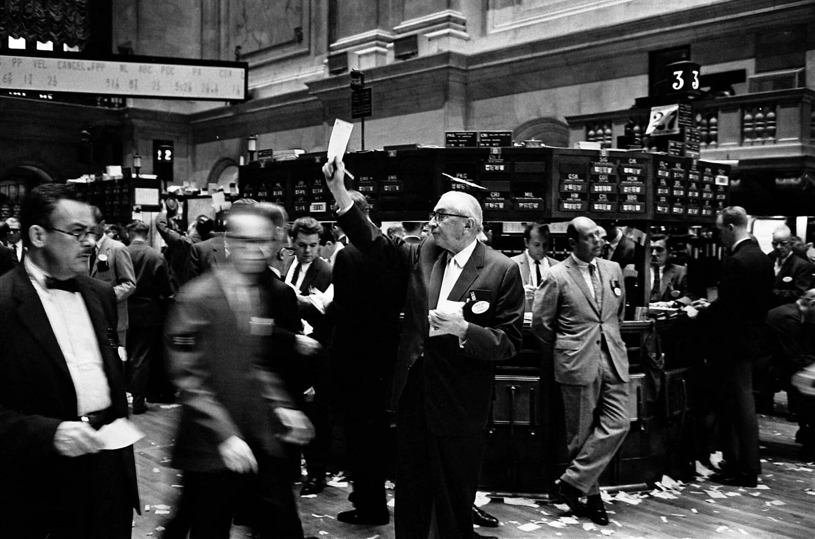 Il floor della Borsa di New York