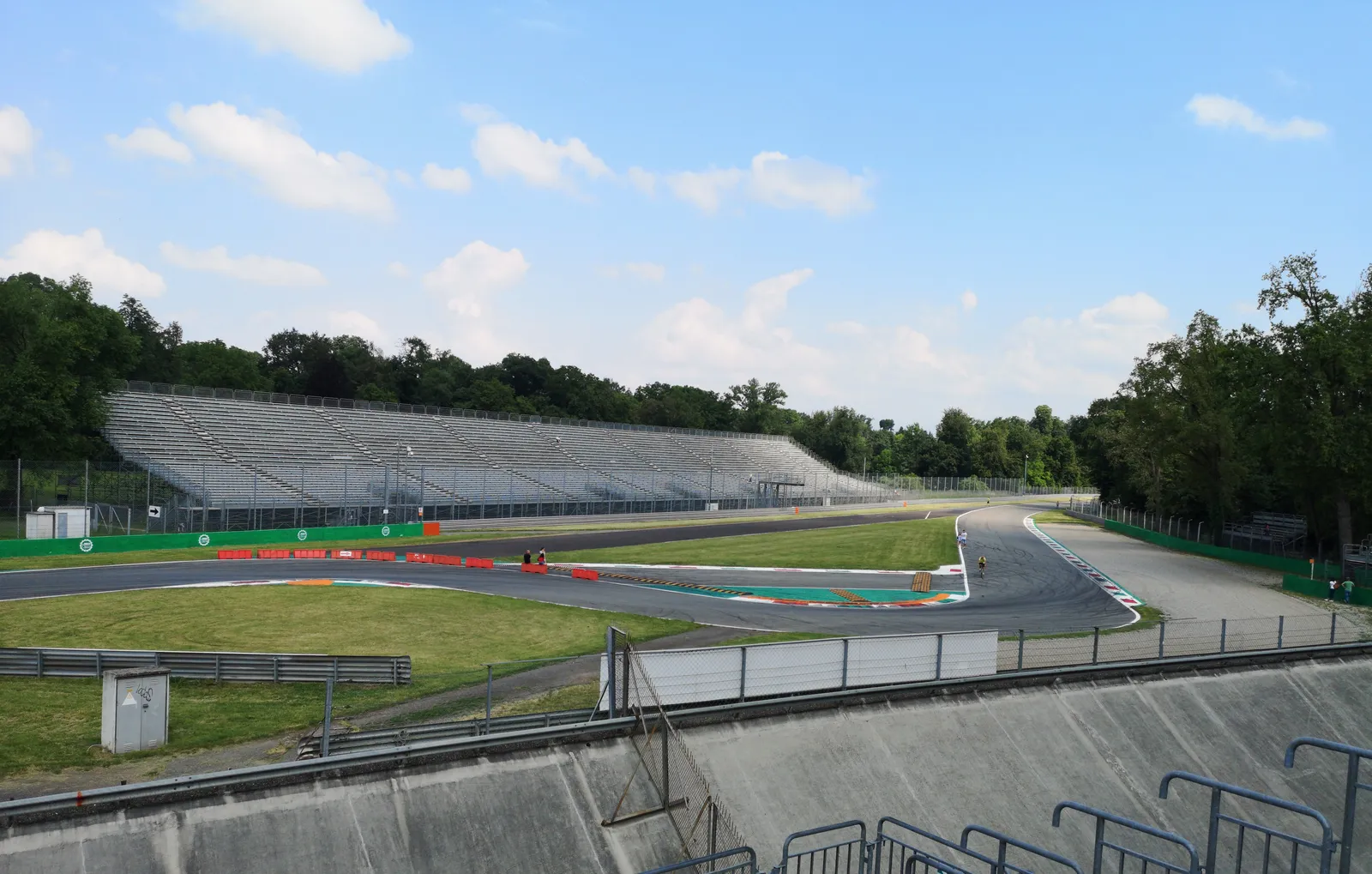 La prima chicane dell'Autodromo Nazionale di Monza