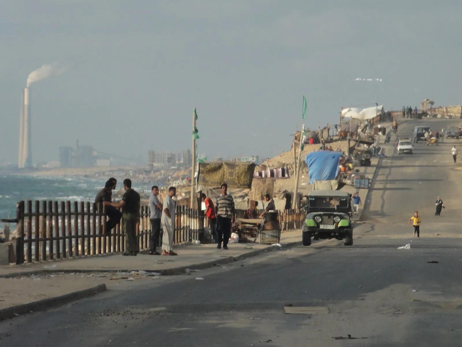 Una veduta urbana della città di Gaza