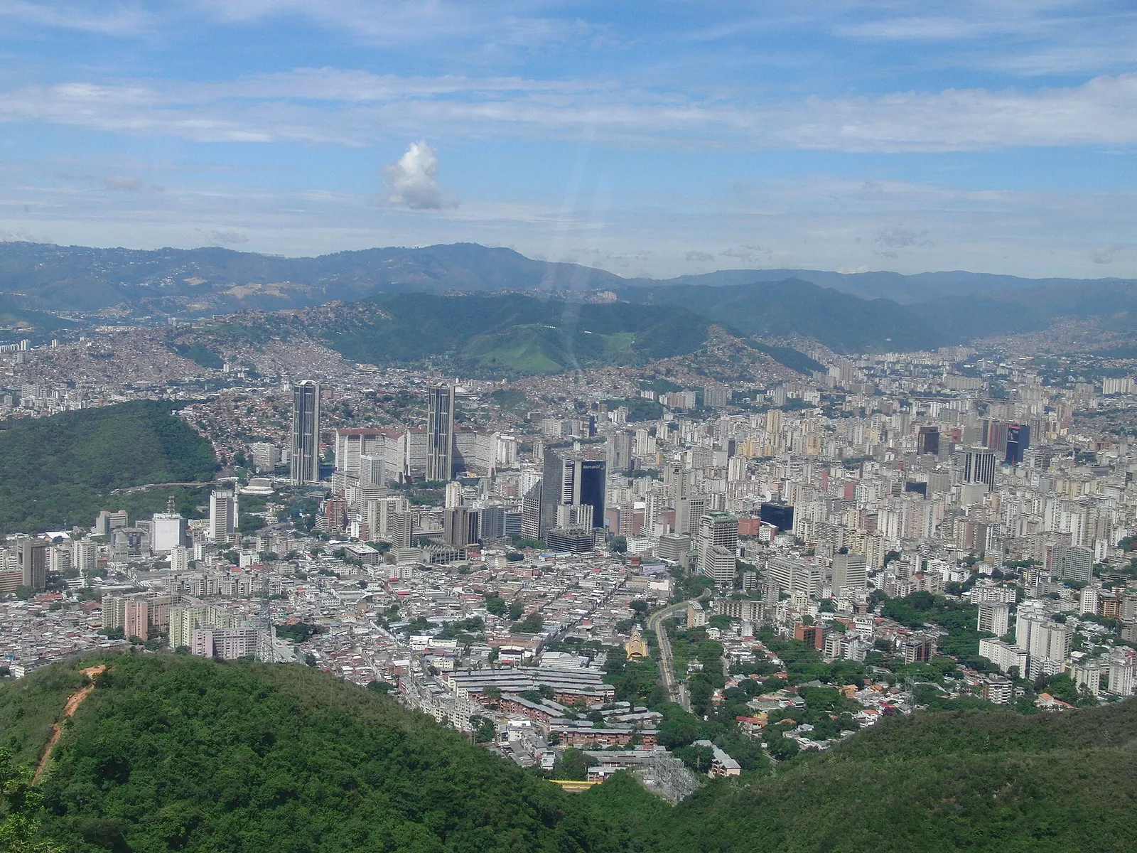 Veduta di Caracas, in Venezuela