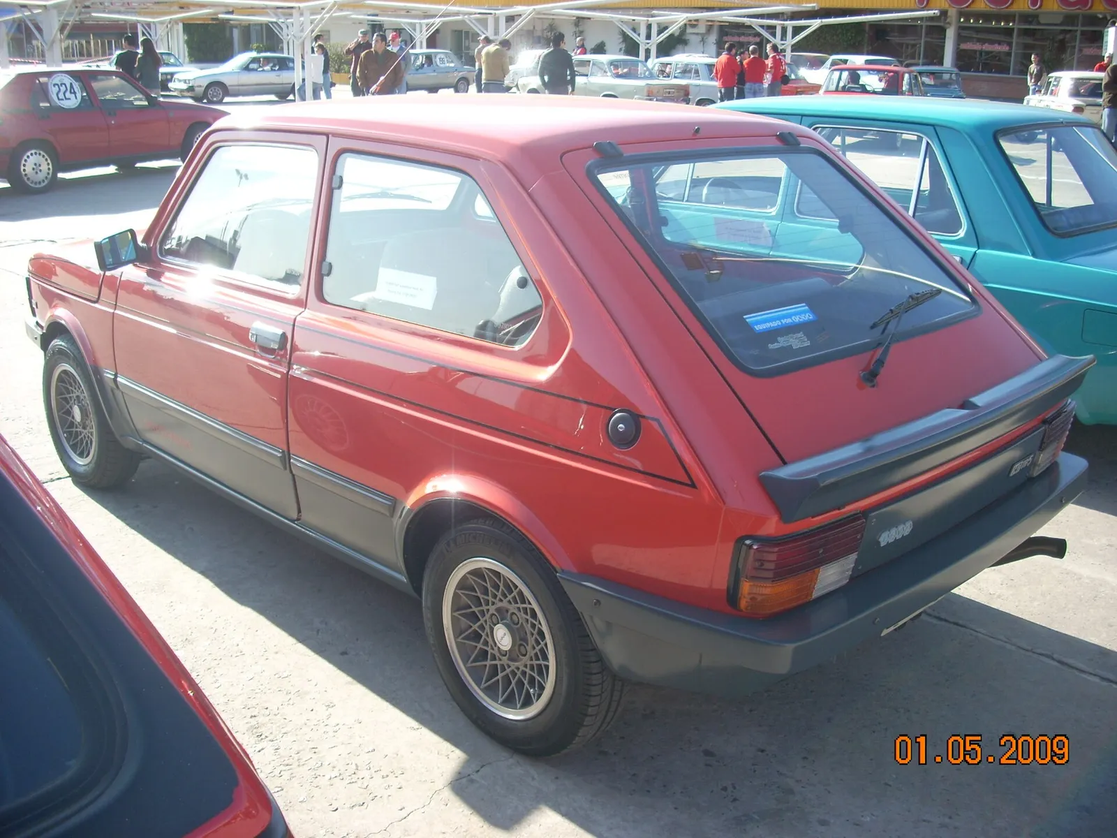 Una Fiat 147, storico modello prodotto in Brasile