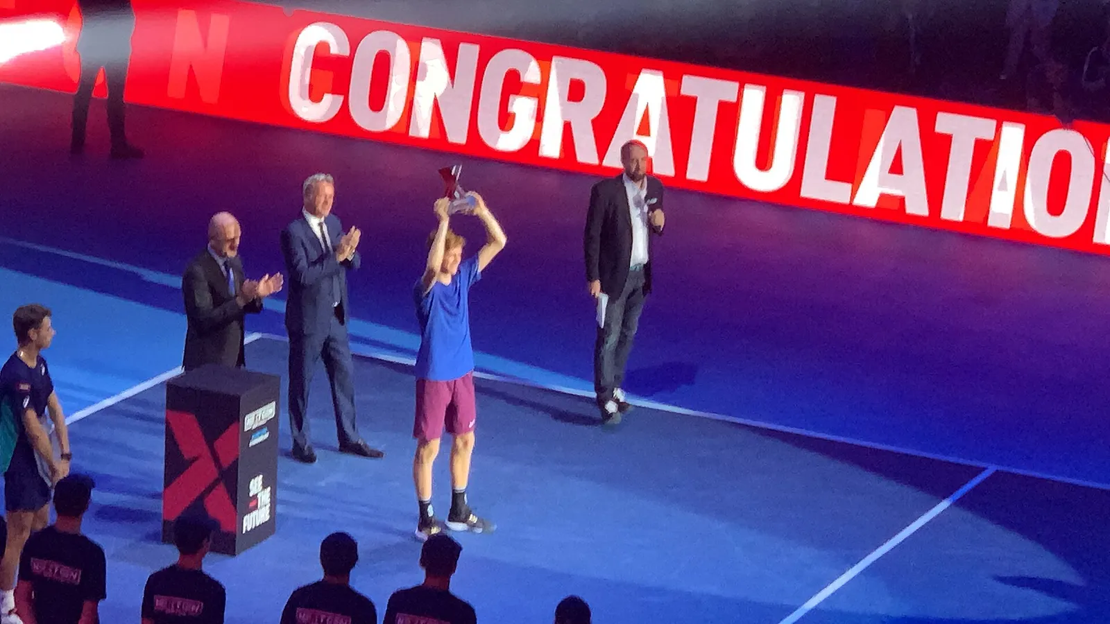 Il tennista Jannik Sinner
